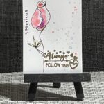 Rose ATC artist trading cards / ACEO Artist Cards Edition Originals / one line art / ARTIST: Yolanda Barreto / YB Boricua Art LLC