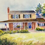 watercolor 140lb 10"x14" in 12"x16"dubble mat