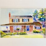 watercolor 140lb 10"x14" in 12"x16"dubble mat