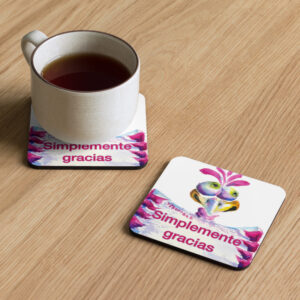 Funny bird gracias coaster