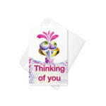 Funny bird greeting card