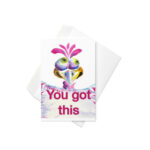 Funny bird you got this greeting card