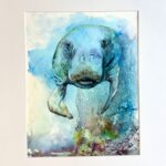 The blue manatee
