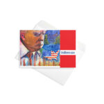 president donald trump greeting card
