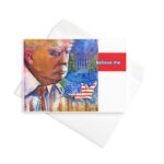 president donald trump greeting card