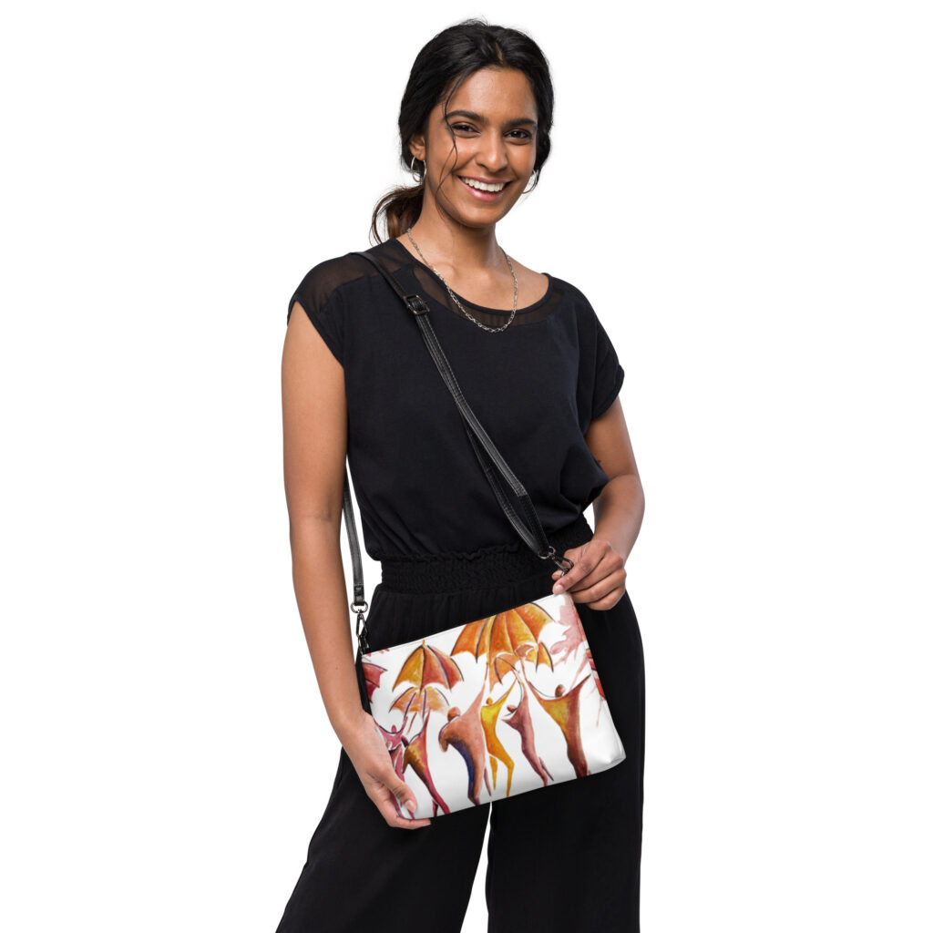 let it rain crossbody bag