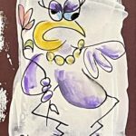 Bird ATC artist trading cards / ACEO Artist Cards Edition Originals / ARTIST: Yolanda Barreto / YB Boricua Art LLC / Boricua Art