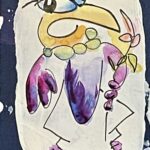 Bird ATC artist trading cards / ACEO Artist Cards Edition Originals / ARTIST: Yolanda Barreto / YB Boricua Art LLC / Boricua Art