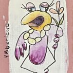 Bird ATC artist trading cards / ACEO Artist Cards Edition Originals / ARTIST: Yolanda Barreto / YB Boricua Art LLC / Boricua Art