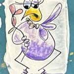 Bird ATC artist trading cards / ACEO Artist Cards Edition Originals / ARTIST: Yolanda Barreto / YB Boricua Art LLC / Boricua Art