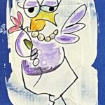 Bird ATC artist trading cards / ACEO Artist Cards Edition Originals / ARTIST: Yolanda Barreto / YB Boricua Art LLC / Boricua Art