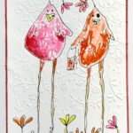 Bird handmade card 5x7